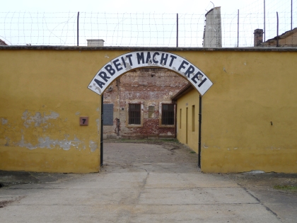 The Nazis' cynical message at the Terezin concentration camp: "Work will make you free"