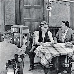 Art Carney and Jackie Gleason during one of the filming sessions Joyce Randolph described.